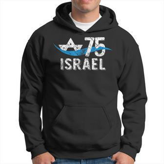 Israel 75Th Anniversary 2023 Jewish State Israeli Flag Hoodie | Mazezy