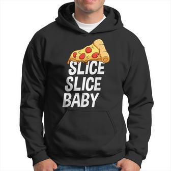 Italian Cuisine Slice Slice Baby Love Pizza Hoodie | Mazezy