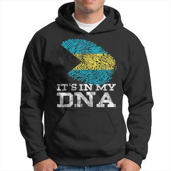 Its In My Dna Bahamian Gifts Fingerprint Proud Bahamas Flag Hoodie - Seseable