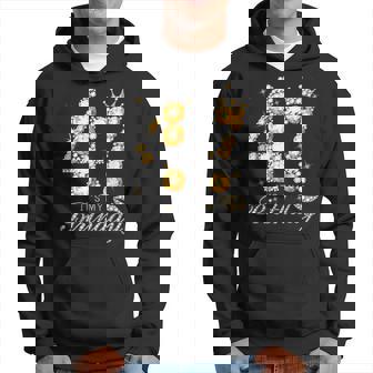 Its My 47Th Birthday Queen 47 Years Old Shoes Crown Diamond Hoodie | Mazezy