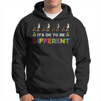 Its Ok To Be Different Bernese Mountain Autism Dog Lovers Hoodie - Seseable