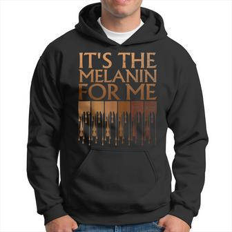 Its The Melanin For Me Melanated Black History Month Women Hoodie - Seseable