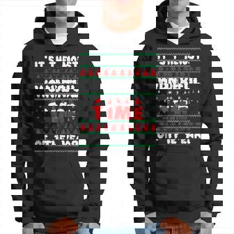 Its The Most Wonderful Time Of The Year Christmas Party Men Hoodie - Thegiftio UK