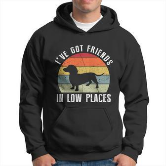 Ive Got Friends In Low Places Dachshund Wiener Dog Gift Hoodie - Monsterry UK