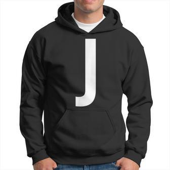 J Buchstabe Zahl Symbol Alphabet Initiale Hoodie - Seseable