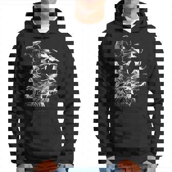 Jack Russell Terrier Walking Sunglasses Dogs Owner Hoodie | Mazezy