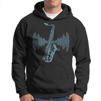 Jazz Music Saxophone Player Fun Saxophone Musical Instrument Hoodie - Seseable