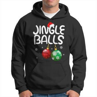 Jingle Balls Christmas Funny Matching Couple Chestnuts V3 Men Hoodie Graphic Print Hooded Sweatshirt - Seseable