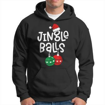 Jingle Balls Tinsel Tits Couples Christmas Matching Couple V34 Men Hoodie Graphic Print Hooded Sweatshirt - Thegiftio UK