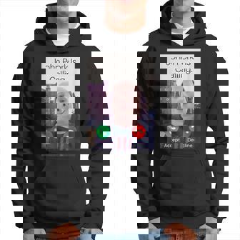 John Pork Is Calling Answer Call Phone Hoodie | Mazezy
