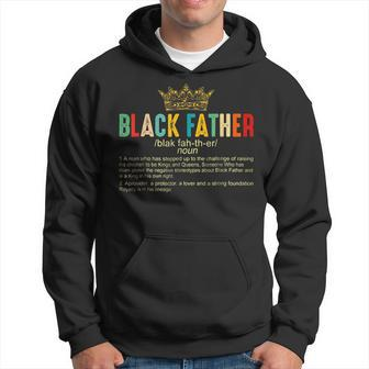 Junenth Black Father Noun Fathers Day Black History Month Hoodie - Thegiftio UK