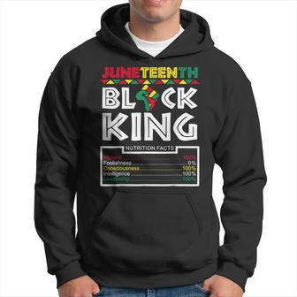 Junenth Black King Melanin Dad Fathers Day Men Daddy Hoodie | Mazezy