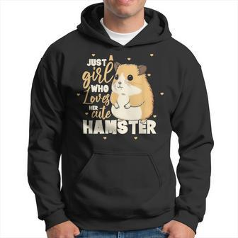 Just A Girl Who Loves Her Cute Hamster National Pet Day Hoodie | Mazezy DE