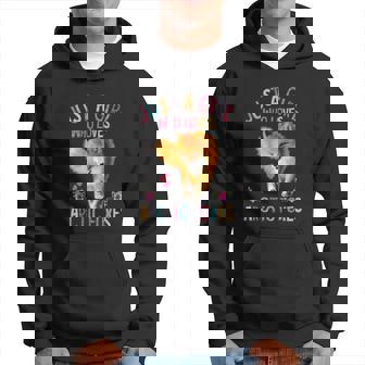 Just A Girl Who Loves Arctic Foxes Cute Fox Men Hoodie - Thegiftio UK