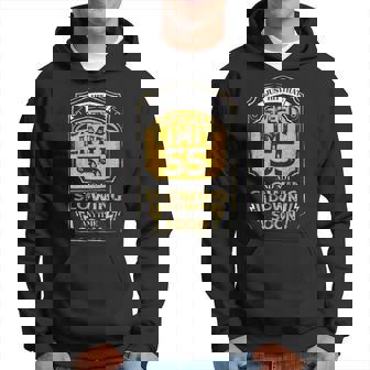 Just Hit That Speed Limit Sign 55 Happy 55Th Birthday Retro Hoodie - Seseable