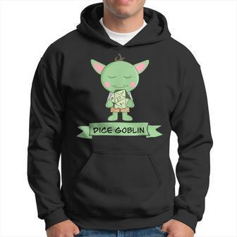 Kawaii Dice Goblin Men Hoodie Graphic Print Hooded Sweatshirt - Seseable