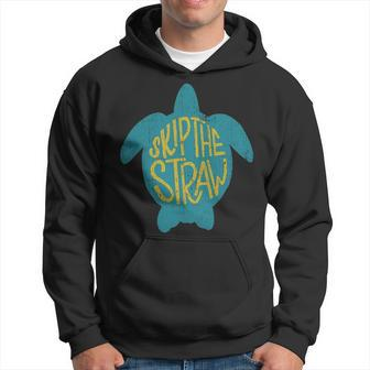 Keep The Sea Plastic Free Turtle Skip The Straw Hoodie - Seseable