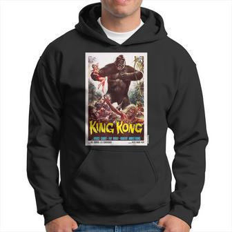 King Kong Movie Poster Vintage Hoodie | Mazezy