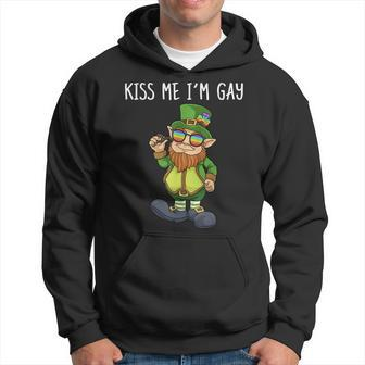 Kiss Me Im Gay Pride St Patricks Day Lgbt Shirt Homosexual Hoodie | Mazezy