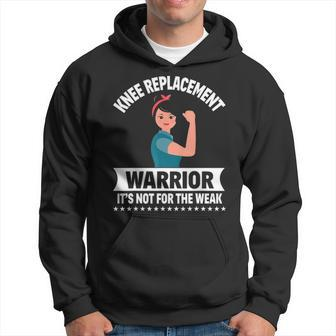 Knee Replacement Warrior Knee Surgery Recovery Get Well Gift Hoodie - Seseable