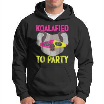Koalafied To Party Animal Pun Koala Men Hoodie - Thegiftio UK