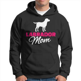 Labrador Mom Hoodie mit Hunde-Silhouette, Ideal für Hundefreundinnen - Seseable