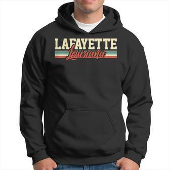 Lafayette Louisiana Retro Men Hoodie Graphic Print Hooded Sweatshirt - Thegiftio UK