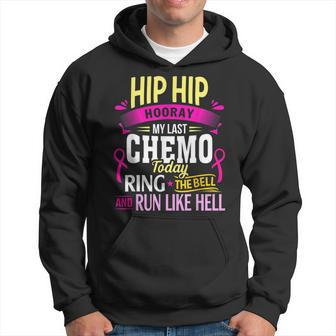 Last Chemo Today Ring The Bell Breast Cancer Awareness Hoodie | Mazezy