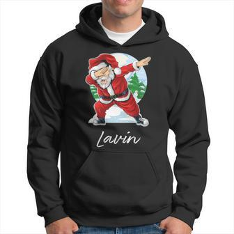 Lavin Name Gift Santa Lavin Hoodie - Seseable