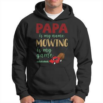 Lawn Mowing Lawn Mower Gardener Funny Gift For Dad Hoodie | Mazezy