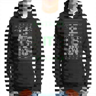 Le Tits Now Christmas Let It Snow Adult Ugly Christmas V4 Men Hoodie - Thegiftio