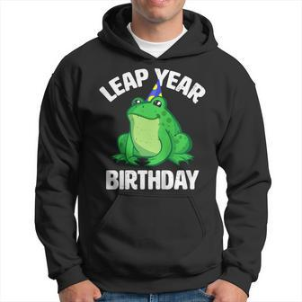 Leap Year 2020 Funny Frog Birthday Gift February 29 Hoodie | Mazezy