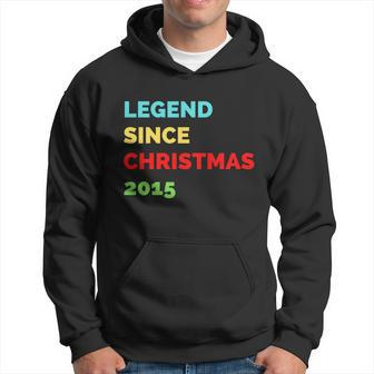 Legend Since Christmas 2015 Funny Quote Birthday Hoodie - Monsterry DE