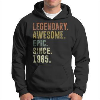 Legendary Awesome Epic Since Vintage 1965 57Th Birthday Hoodie - Seseable