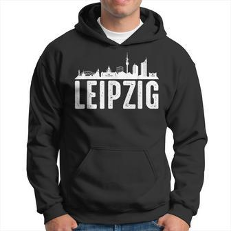 Leipzig Skyline Geschenk Stadt Für Leipziger Hoodie - Seseable
