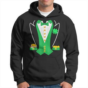 Leprechaun Tuxedo Patricks Day Diy Irish Halloween Costume Hoodie - Seseable