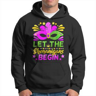 Let The Shenanigans Begin Carnival Parade Funny Mardi Gras Hoodie - Seseable
