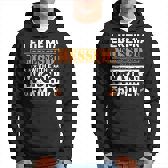Leukemia Messed With The Wrong Family Leukemia Awareness Hoodie | Mazezy