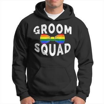 Lgbt Pride Gay Bachelor Party Grooms Squad Engagement Hoodie | Mazezy