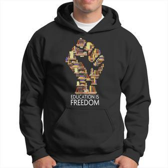 Library Book Hand Black History Month African American Pride V2 Hoodie - Seseable