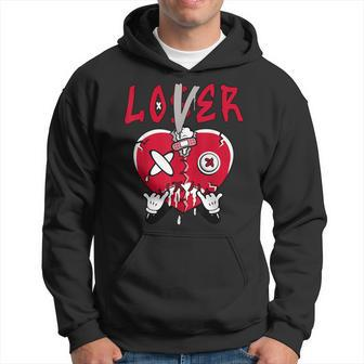 Loser Lover Drip Heart Foamposite White Black Matching Hoodie | Mazezy