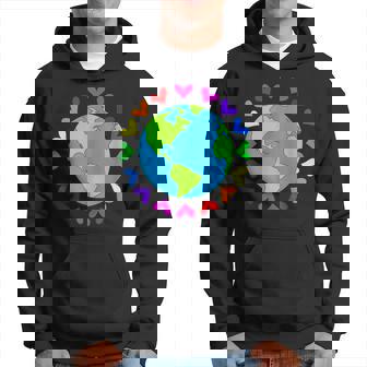 Love Earth Day 2023 Environment Activist Planet Earth Gifts Hoodie - Thegiftio