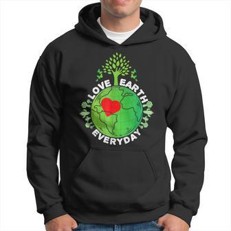Love Earth Everyday Protect Our Planet Environment Earth Hoodie | Mazezy