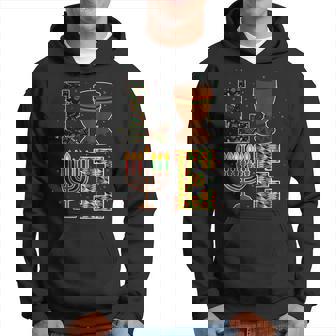 Love Happy Kwanzaa Decorations Unity Cup Kinara Candles Men Hoodie Graphic Print Hooded Sweatshirt - Thegiftio