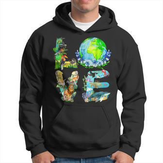 Love World Earth Day 2023 Planet Environmental Animal Hoodie | Mazezy UK