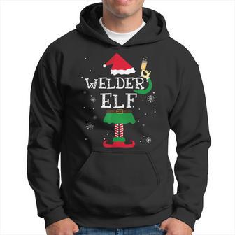 Lustiges Weihnachtskostüm Für Die Ganze Familie Welder Elf Hoodie - Seseable