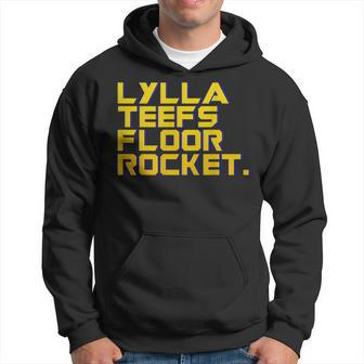 Lylla Fs Floor & Rocket - Vol 3 Retro Galaxy Style Hoodie - Thegiftio UK