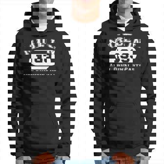 Made In 1939 All Original Parts 80Th Birthday Gift Hoodie | Mazezy