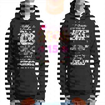 Made In 2008 Floral 15 Year Old 15Th Birthday Gifts Women Hoodie - Seseable