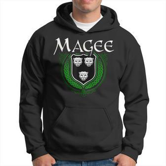 Magee Surname Irish Last Name Magee Family Crest Hoodie | Mazezy